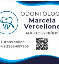 Odontóloga Marcela Vercellone